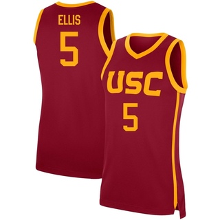 Boogie Ellis Replica Women's USC Trojans Cardinal Performance Basketball Jersey