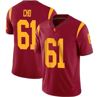 Brendan Cho Game Men's USC Trojans Cardinal Football Jersey