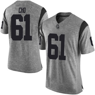 Brendan Cho Limited Gray Men's USC Trojans Football Jersey