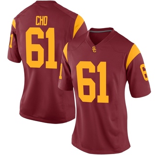 Brendan Cho Replica Women's USC Trojans Cardinal Football Jersey