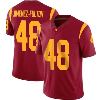 Daniel Jimenez-Fulton Game Men's USC Trojans Cardinal Football Jersey