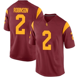 Duce Robinson Replica Men's USC Trojans Cardinal Football Jersey