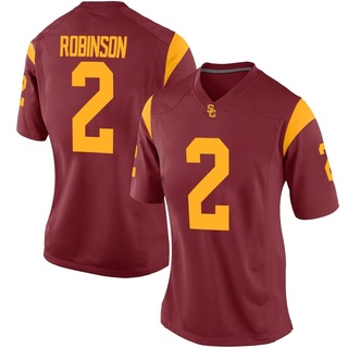 Duce Robinson Replica Women's USC Trojans Cardinal Football Jersey