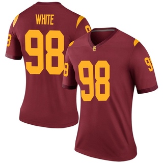 Garth White Legend White Women's USC Trojans Cardinal Football Jersey