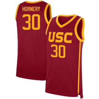 Harrison Hornery Replica Men's USC Trojans Cardinal Performance Basketball Jersey