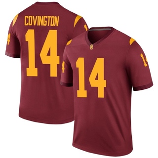 Jacobe Covington Legend Men's USC Trojans Cardinal Football Jersey