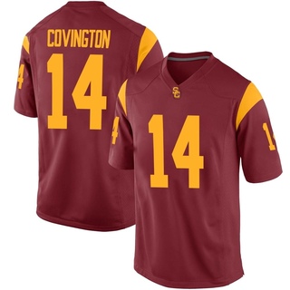 Jacobe Covington Replica Men's USC Trojans Cardinal Football Jersey