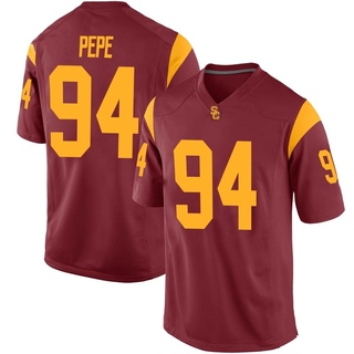 Kobe Pepe Replica Men's USC Trojans Cardinal Football Jersey