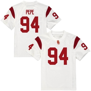 Kobe Pepe Replica White Men's USC Trojans Football Jersey