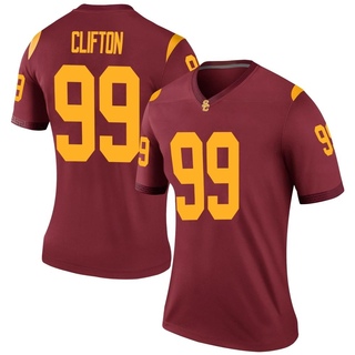 Nate Clifton Legend Women's USC Trojans Cardinal Football Jersey