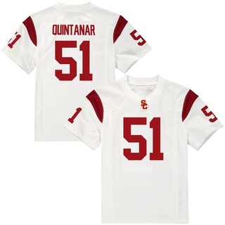 Ryan Quintanar Replica White Men's USC Trojans Football Jersey