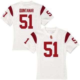 Ryan Quintanar Replica White Women's USC Trojans Football Jersey