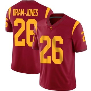 Samuel Oram-Jones Game Men's USC Trojans Cardinal Football Jersey