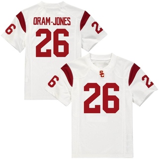 Samuel Oram-Jones Replica White Men's USC Trojans Football Jersey