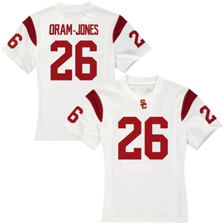 Samuel Oram-Jones Replica White Women's USC Trojans Football Jersey