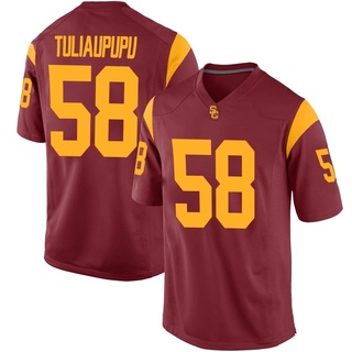 Solomon Tuliaupupu Replica Youth USC Trojans Cardinal Football Jersey