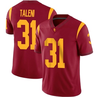 Tyrone Taleni Game Men's USC Trojans Cardinal Football Jersey