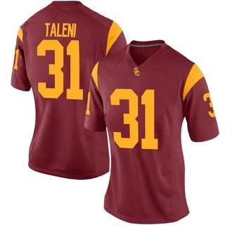 Tyrone Taleni Replica Women's USC Trojans Cardinal Football Jersey